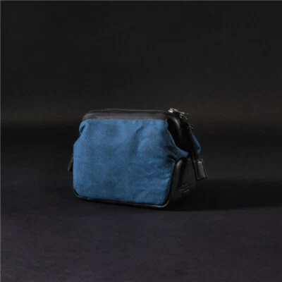 Leather Camera Bag Pouch Insert For Fuji Leica M Sony A7 Nikon Canon Panasonic - Image 1 of 4