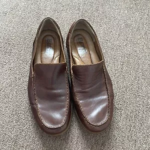 Mocassini da guida uomo marroni in pelle Born taglia 8,5 casual - Foto 1 di 6