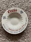 Vintage Coors Ashtray White Pure Rocky Mountain Spring Water
