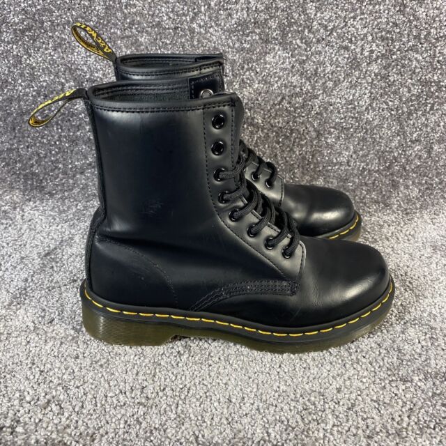 Ankle Combat Boots with Upper Leather for Women for sale