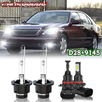 Combo HID/LED Faro Alto/Bajo + Bombillas antiniebla para Lexus LS430 2004-2006 Foto 1 de 4