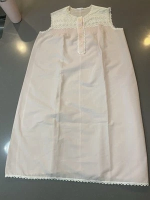 女士粉色睡衣,粉色和蕾丝,女性,M,棉/粘胶,委内瑞拉制造 — 第 1/4 张图片