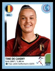 Panini Women's Euro 2022 Tine De Caigny Belgium No. 343 - Picture 1 of 2