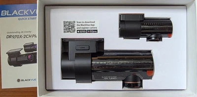Cámara de tablero en la nube BlackVue DR970X-2CH PLUS II 64 GB 4K HDR | GPS Wi-Fi | Caja abierta Foto 1 de 4