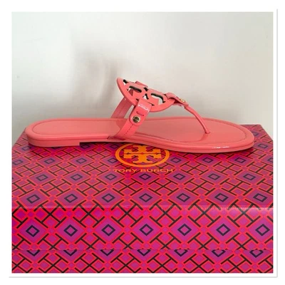 Sandálias Tanga TORY BURCH Miller Coral Crush Tamanho 9 - Imagem 1 de 4