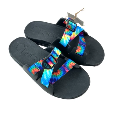 Sandalias Chaco Chillos para niños oscuras tie dye JCH180342 niños talla US 5 Foto 1 de 4