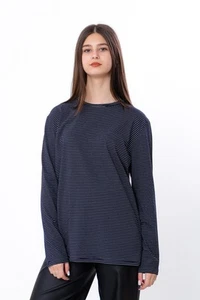 Girls’ Striped Sweatshirt – Soft Printed Cotton & Comfortable Fit, Any season... - Picture 1 of 3