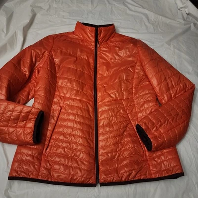 Chaqueta Talbots Primaloft Cremallera Completa Naranja Granate Talla Mediana Ligera  Foto 1 de 4