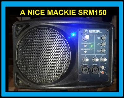 Un bonito monitor personal Mackie SRM-150 y PA/mezclador pequeño de tres canales Foto 1 de 4