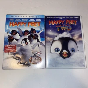 Happy Feet - HD DVD - with Special Features New Sealed + Happy Feet Two Used - Picture 1 of 8