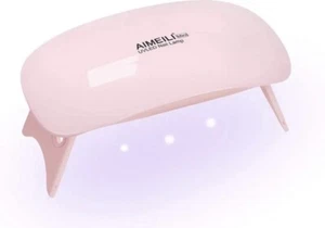 AIMEILI 6W UV LED Nail Dryer Curing Lamp Light Mini Led Lamp for Gel Nail Pol... - Picture 1 of 3