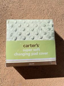 NEW Carter's Super Soft Changing Table Pad cover - Sage