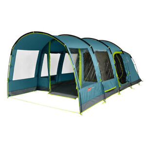 Coleman Aspen 4 L Tent Four Person Camping Outdoors Family Tunnel Blue Green