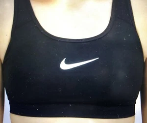 NIKE Swoosh Light Support Black Non-Padded Sports Bra Plus Size 2X NEW/with tags - Picture 1 of 7