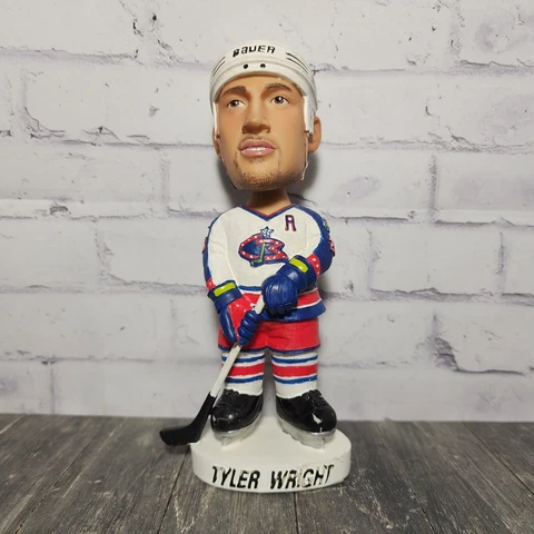 Tyler Wright Columbus Blue Jackets Bobblehead Bank One Bobble Dobbles Cover