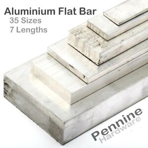 ALUMINIUM FLAT BAR Sheet Plate Metal Alloy Extrusion 35 Sizes available
