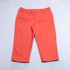 St Johns Bay Pants Womens 16 - 35X18 Orange Capri