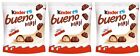 Kinder Bueno Mini Milk Hazelnut Flavor Wafers Candy Snacks 108G 3.8Oz X 3
