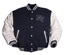 NY Baseball Jacke m. Patch navy/weiß, Freizeitjacke, Sport, Outdoor, -NEU-