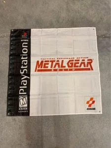 Arazzo bandiera da parete personalizzato Metal Gear Solid 3 x 3 piedi, PS1 - Foto 1 di 9