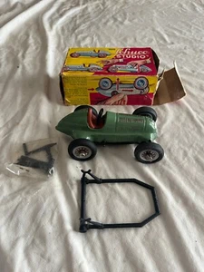 Schuco Studio 1050 tin windup '36 Mercedes Benz Grand-Prix racer 1960s working - Picture 1 of 12
