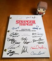 Stranger Things Script Cast-Signed - Pilot Episode - Autograph Reprints