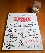 Stranger Things Pilot Script Signed- Vanishing of Will Byers- Autograph Reprints