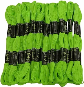 Anchor Cotton Thread Stranded Floss Hand Embroidery Threads Cross Stitch Green - Picture 1 of 9