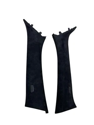 2019-2024 BMW X7 G07 LEFT & RIGHT SET A PANEL TRIM ALCANTARA BLACK OEM Foto 1 de 4