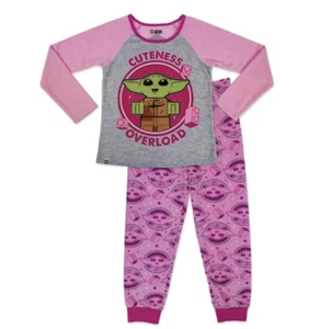 NWT Girl's Baby Yoda LEGO Pajamas Mandalorian Star Wars Disney Size 6/6X - Picture 1 of 1