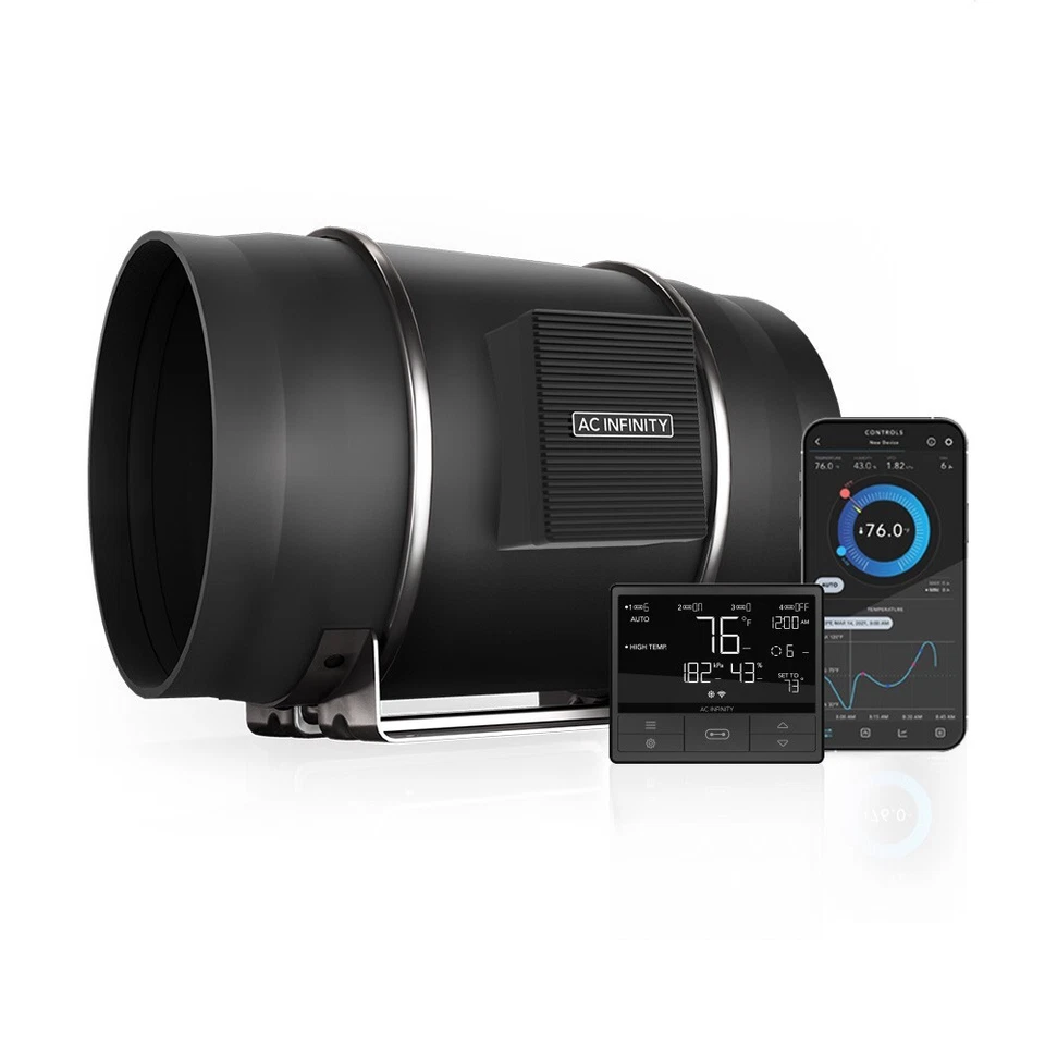 CLOUDLINE PRO T10, Inline Booster Duct Fan 10” Cooling Vent Exhaust Grow Tent - Image 1 of 4