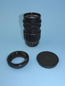 Soligor Telephoto 135mm f/3.5  lens. 39/42mm screw mount. Near mint. Boxed.