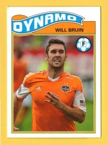 2013 Topps MLS 1978 English Footballer #EPL-WB Will Bruin - Houston Dynamo MLS