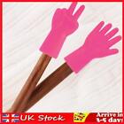6Pcs Knitting Needles Point Silicone Protectors for Weave Knitting (Rose Red)