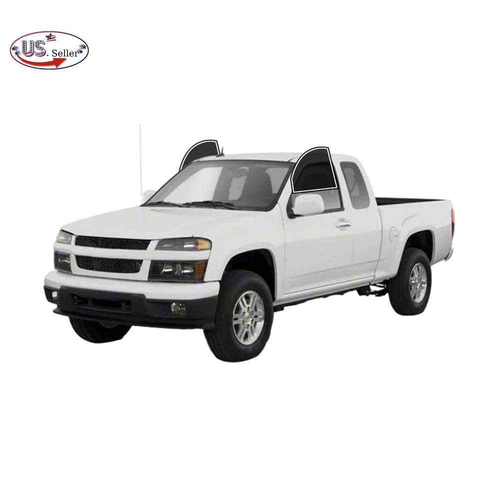Película precortada 2 puertas ventanas delanteras tinte para Chevrolet Colorado extendido 2004-2012 Foto 1 de 4