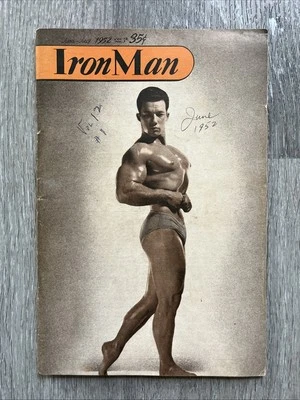 Peary Rader IRON MAN Magazine JIM PARKS + MR AMERICA JUN JUL 1952 VOL 12 NO 1 Foto 1 de 4