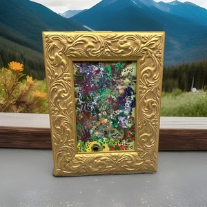 oil on canvas paintings original “ Garden In The Sun” By Artist Hao Jing - Picture 1 of 4