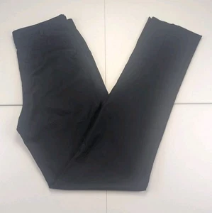 Lands End Pants Mens 34x38 Navy Blue Dress Pant Cotton Tall 34W 38L NWOT - Picture 1 of 10