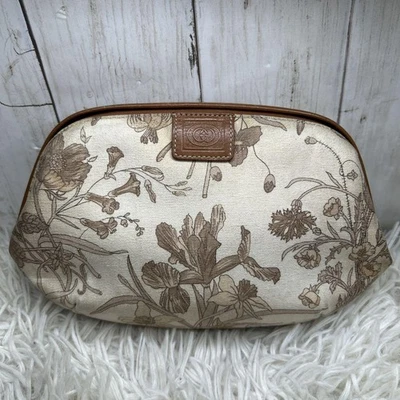 Auténtico bolso GUCCI Flora patrón floral entrelazado cuero lona GG Foto 1 de 4