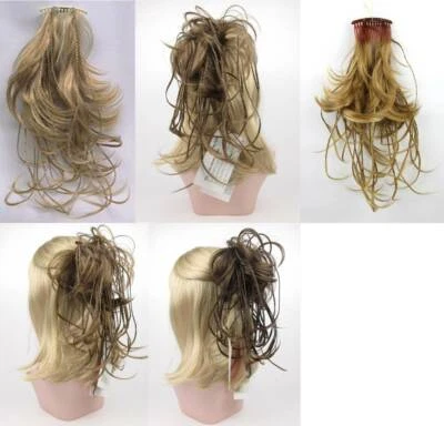 STRAIGHT BRAIDED BRAIDS HAIR FOXTAIL W/ BENDABLE WIRES HAIRPIECE UP-DO HARMONY - Image 1 of 4