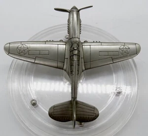The Danbury Mint Pewter Toy Airplane Plane Curtiss P-40 Warhawk Model - Picture 1 of 6