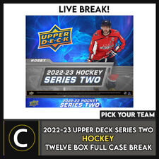 2022-23 UPPER DECK SERIES 2 HOCKEY 12 BOX CASE BREAK #H1633 - PICK YOUR TEAM