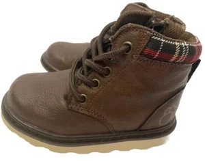 Buster Brown Little Boy’s Boots Size 6 Lace Up And Side Zip EXCELLENT! - Picture 1 of 10