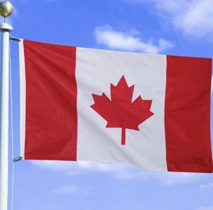 Double Sided - Indoor & Outdoor Canadian Flag 3x5 - Durable - New ๐จ๐ฆ - Picture 1 of 5