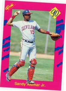 1990 CLASSIC PINK UPDATE #T3 - SANDY ALOMAR JR - PADRES/INDIANS - FREE SHIPPING!