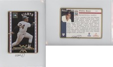 1995 Metallic Impressions Cooperstown Collection Promo Willie Mays #P1 HOF