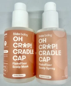 2er Pack Frida Baby Oh Mist Wiege Kappe Flocken Fixierer Spray & Kopfhaut Maske Pumpe 5 Unzen CL - Bild 1 von 3