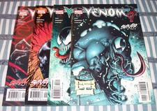VENOM #1, 2, 3 & 4 Lot Marvel Comics 2003 Series SHIVER Part 1-4 Spider-Man