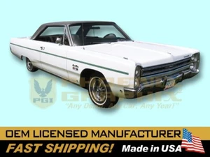 1968 Plymouth Sport Fury Decals & Body Side Stripes Kit - Picture 1 of 1