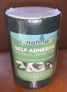 Linghou Artificial Grass Tape Self-Adhesive 250u Thickness Hot Melt DQS-G250 - Picture 1 of 8
